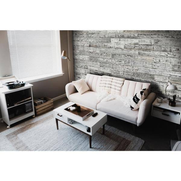 Thermally-Modified Barn Wood Wall Planks 48 in. 10 Sq. ft L321