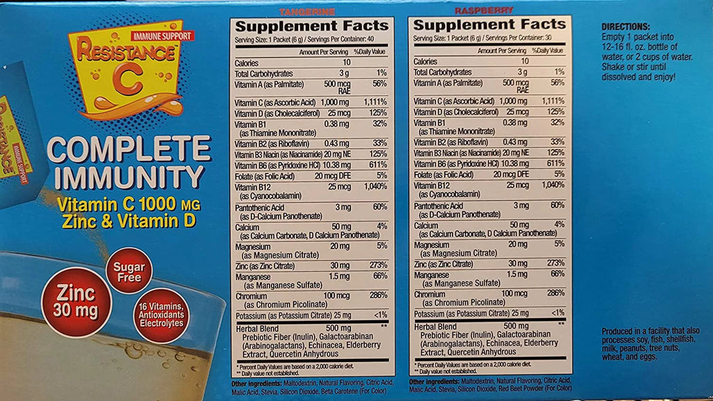 Immune Support C Complete Immunity, Tangerine/Raspberry (70 Count) F380