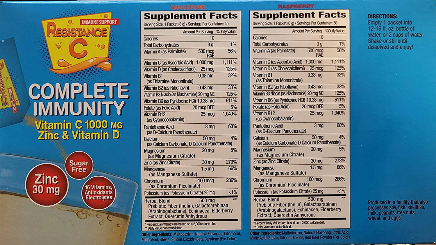 Immune Support C Complete Immunity, Tangerine/Raspberry (70 Count) F380