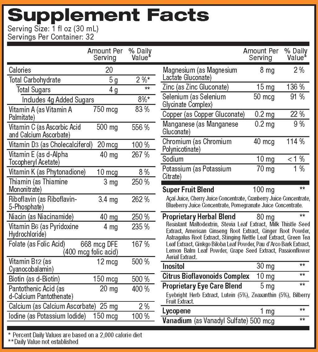 Liquid Multivitamin Twin Pack F89614
