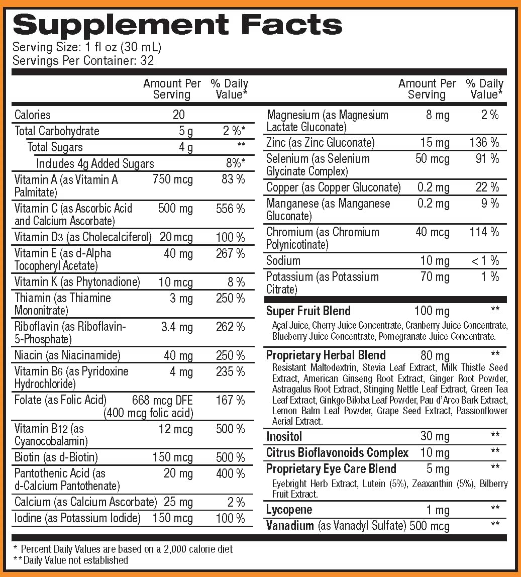 Liquid Multivitamin Twin Pack F89614