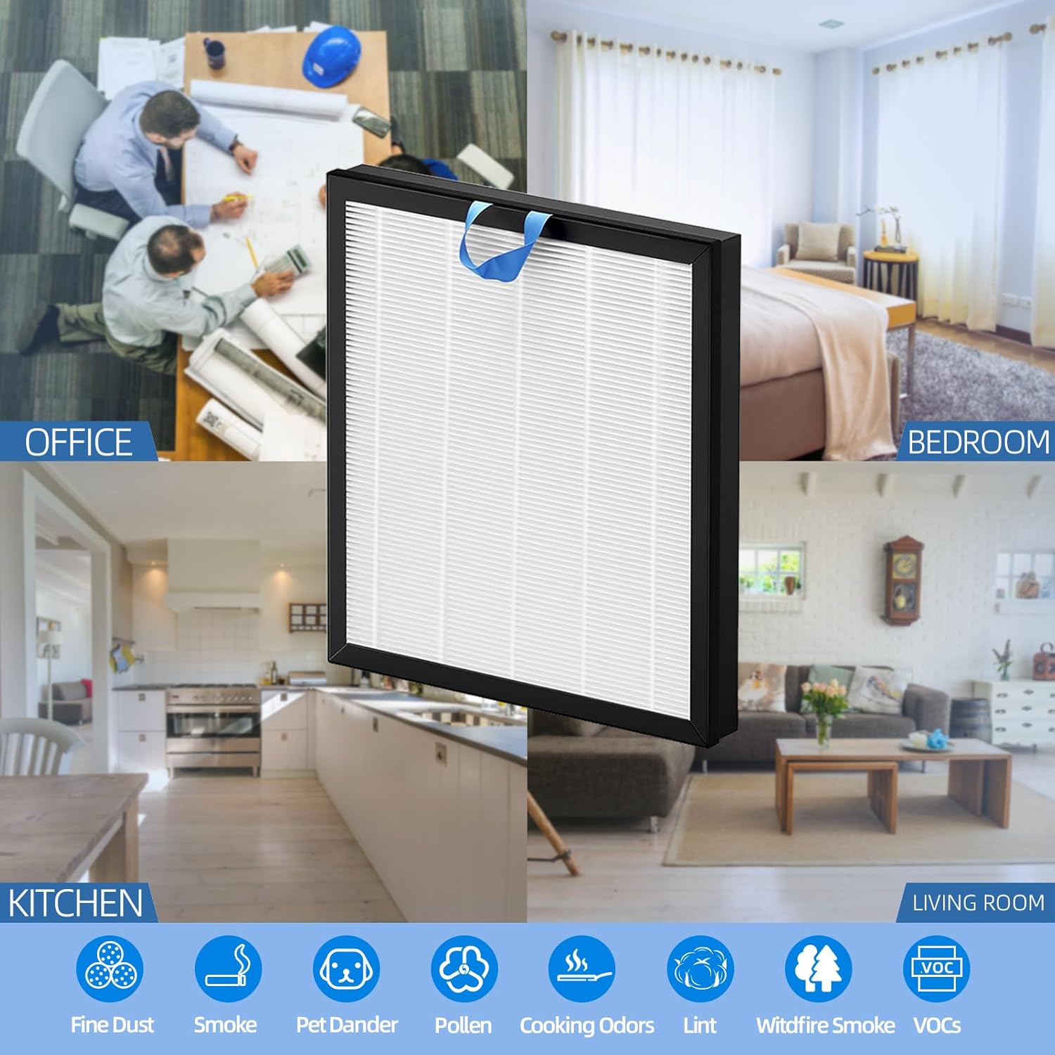 2-PACK High-Efficiency Activated Carbon Filters B44519