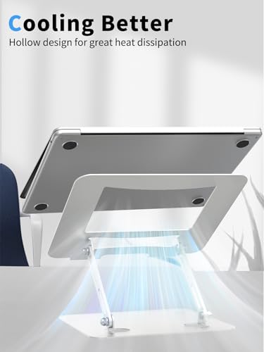 Black Adjustable Metal Laptop Stand T5920