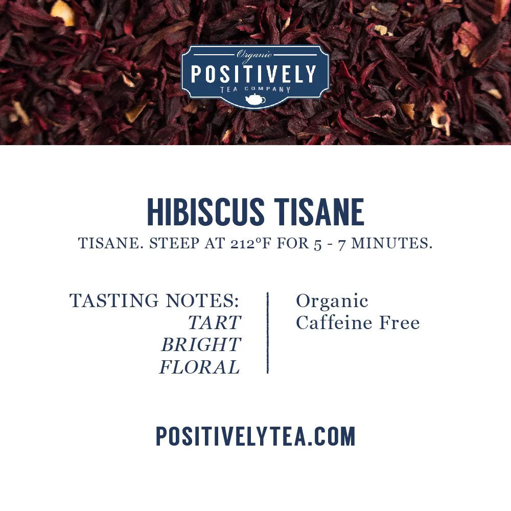 Organic Hibiscus Herbal Tea, Loose Leaf, 1 Pound Bag T888