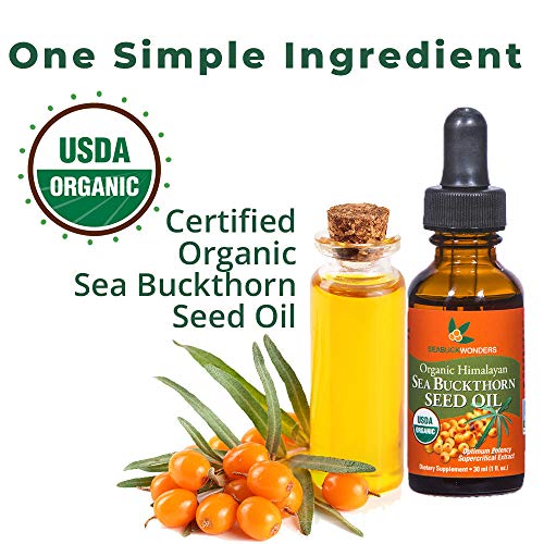 1 FL OZ Organic Sea Buckthorn Seed Oil H956674