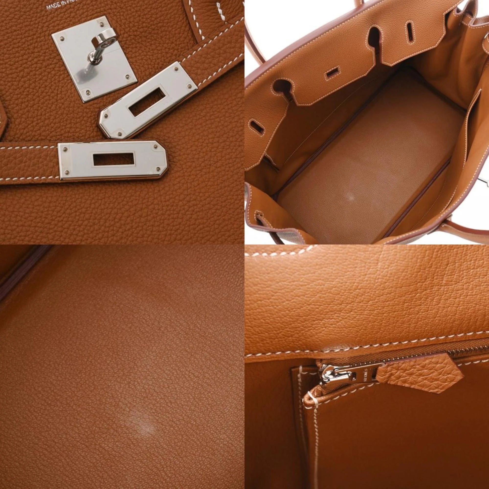 Gold Palladium Hardware Togo Handbag Y786494