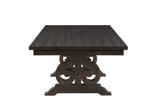 13 Pc Dining Table Set with 10 Side Chairs and 2 Arm Chairs V30985