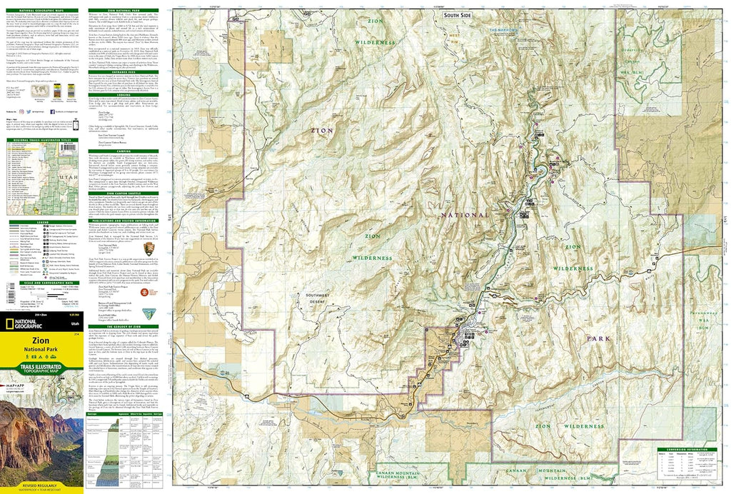 Zion National Park Map R276675