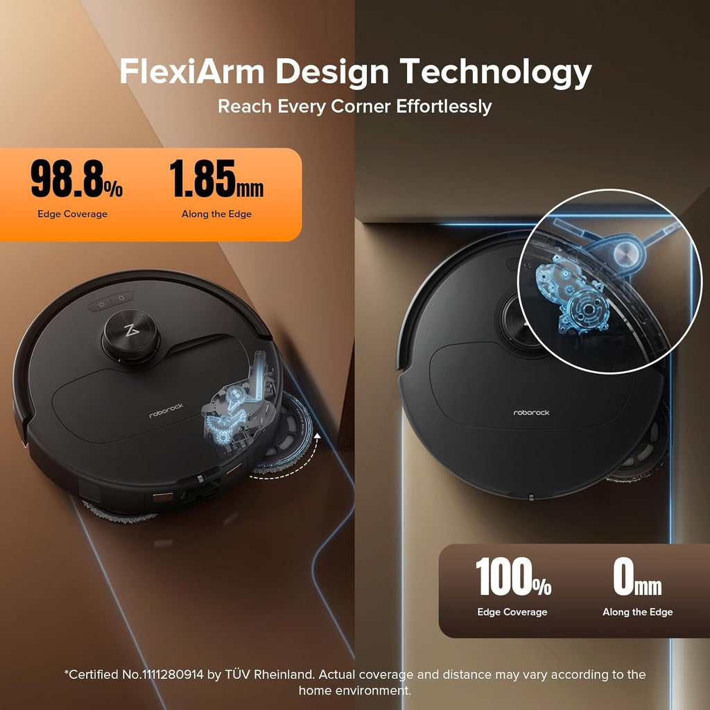 Robot Vacuum and Mop with Multi-Surface Floor Cleaning Solution Q45266