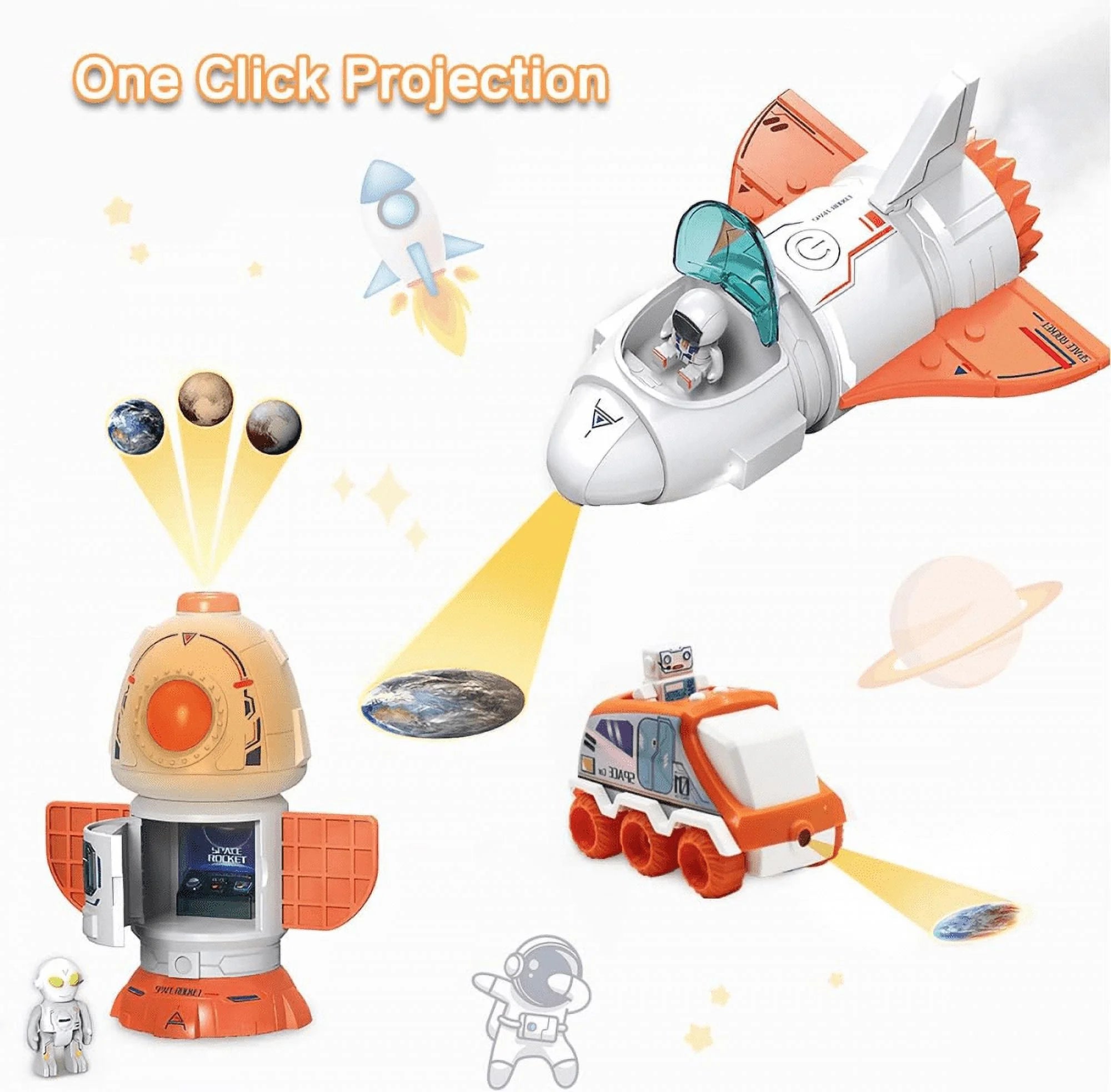 5 in 1 Spaceship Toy with Sound & Lights N11839