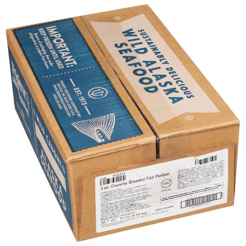 10 Pound 3 Ounce Whole Grain Breaded Pollock A388132
