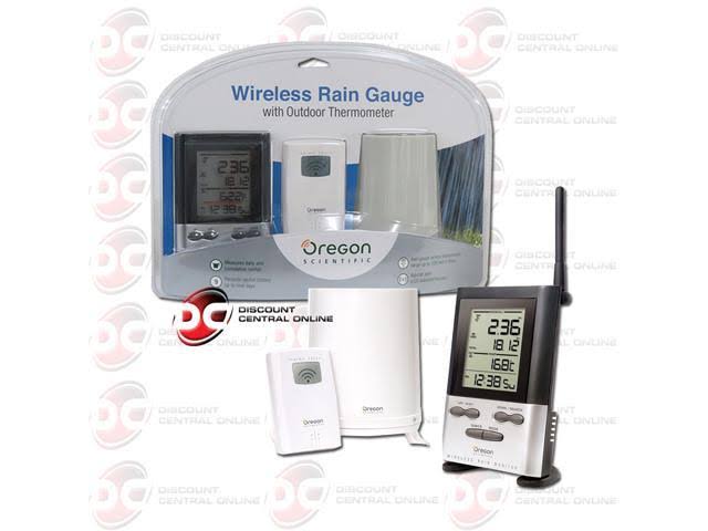 Wireless Rain Gauge Weather Station with Remote P359