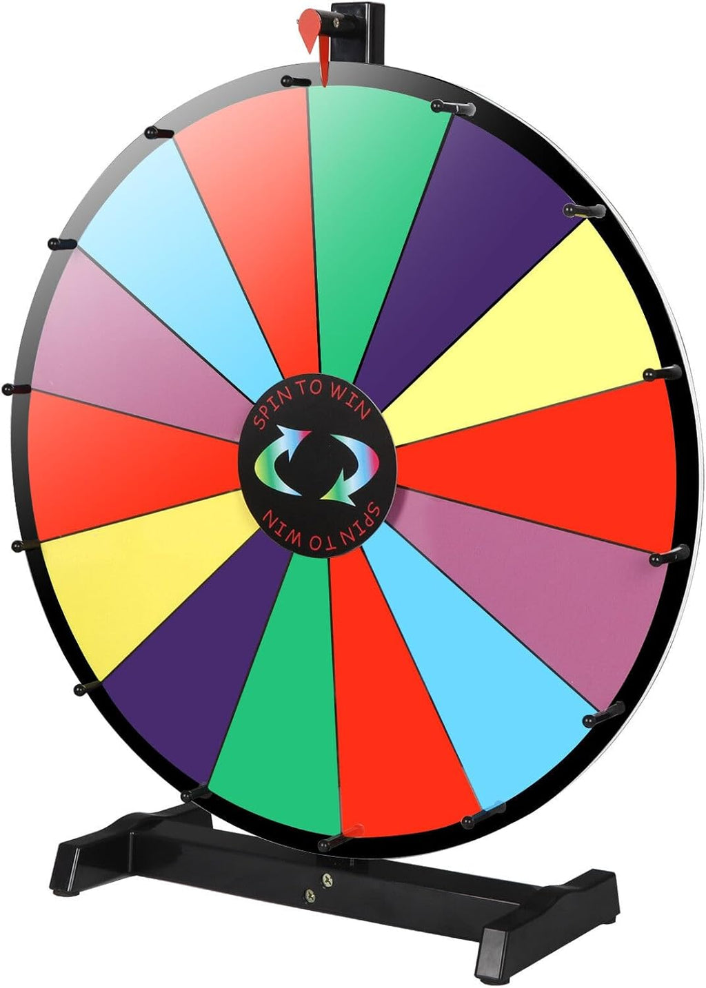 Color Prize Wheel with Detachable Stand U5140