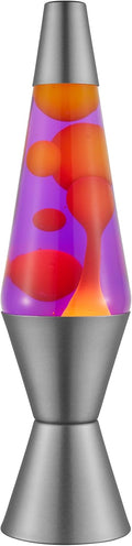 14.5" Purple Sunset Yellow Wax and Purple Liquid Motion Light A29263