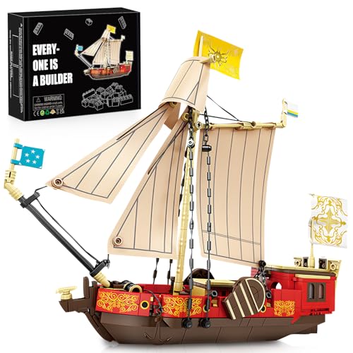 495Pcs Sailboat Building Blocks Set K607853