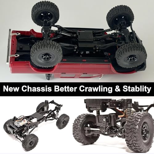 1/16 Scale Remote Control Off Road Rock Crawler 4x4 Pickup RTR B274987
