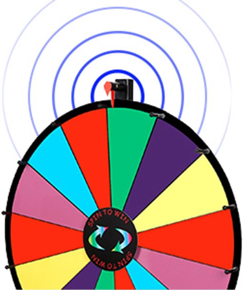 Color Prize Wheel with Detachable Stand U5140