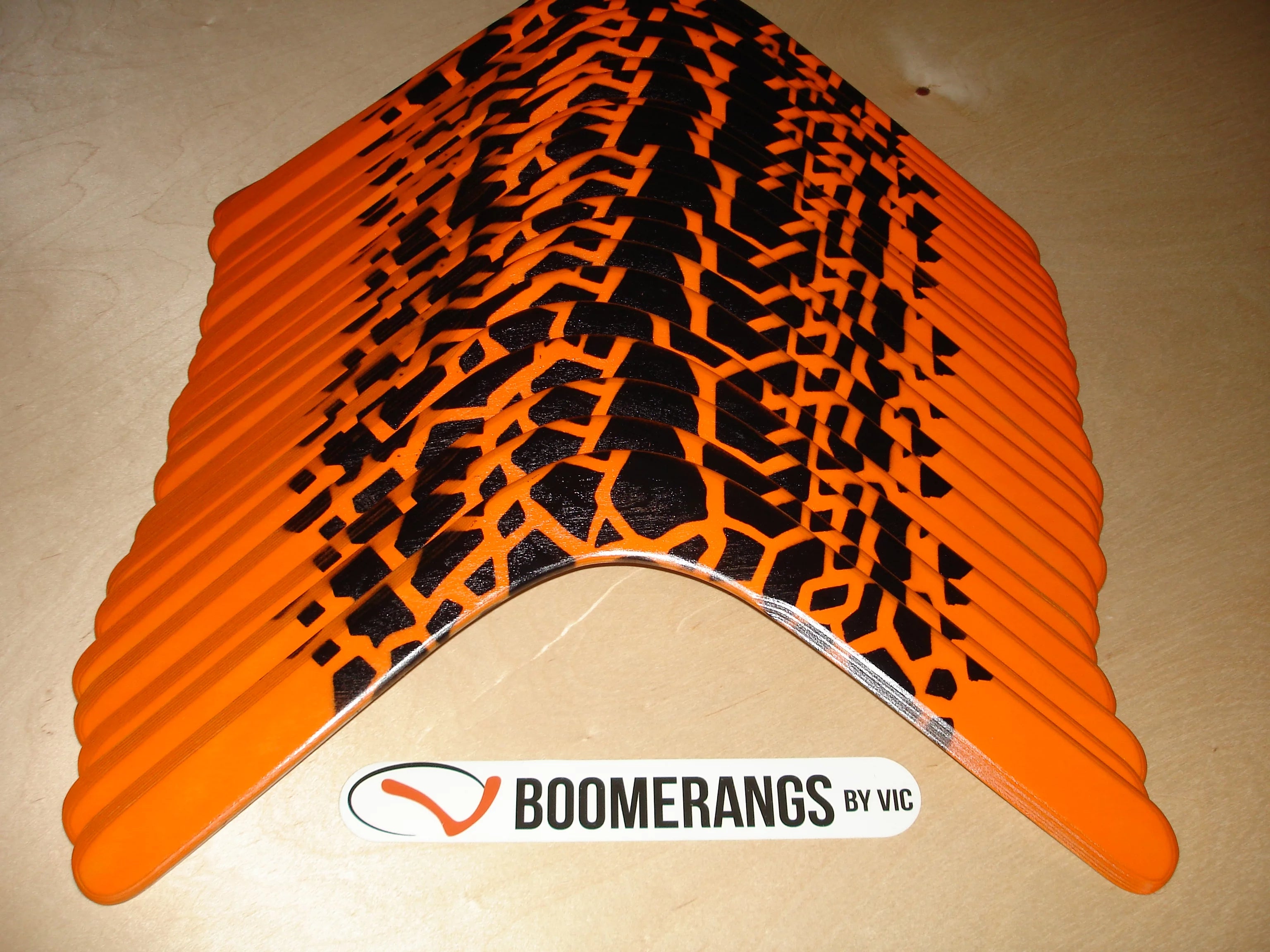 Handcrafted Boomerangs T3955