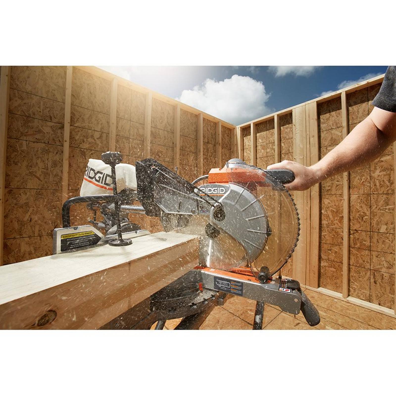 15 Amp 10 in. Corded Dual Bevel Sliding Miter Saw S3676