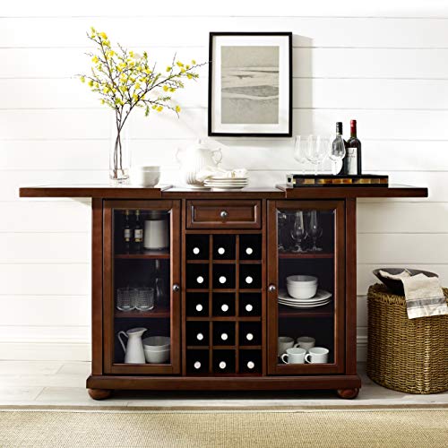 Black Sliding Top Bar Cabinet E5606