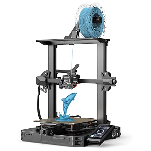 3D Printer FDM Printer with Auto Bed Leveling Sensor Kit, Dual Z-Axis Touch Screen and Glass Bed Large Printing Size 350x350x400mm C884121