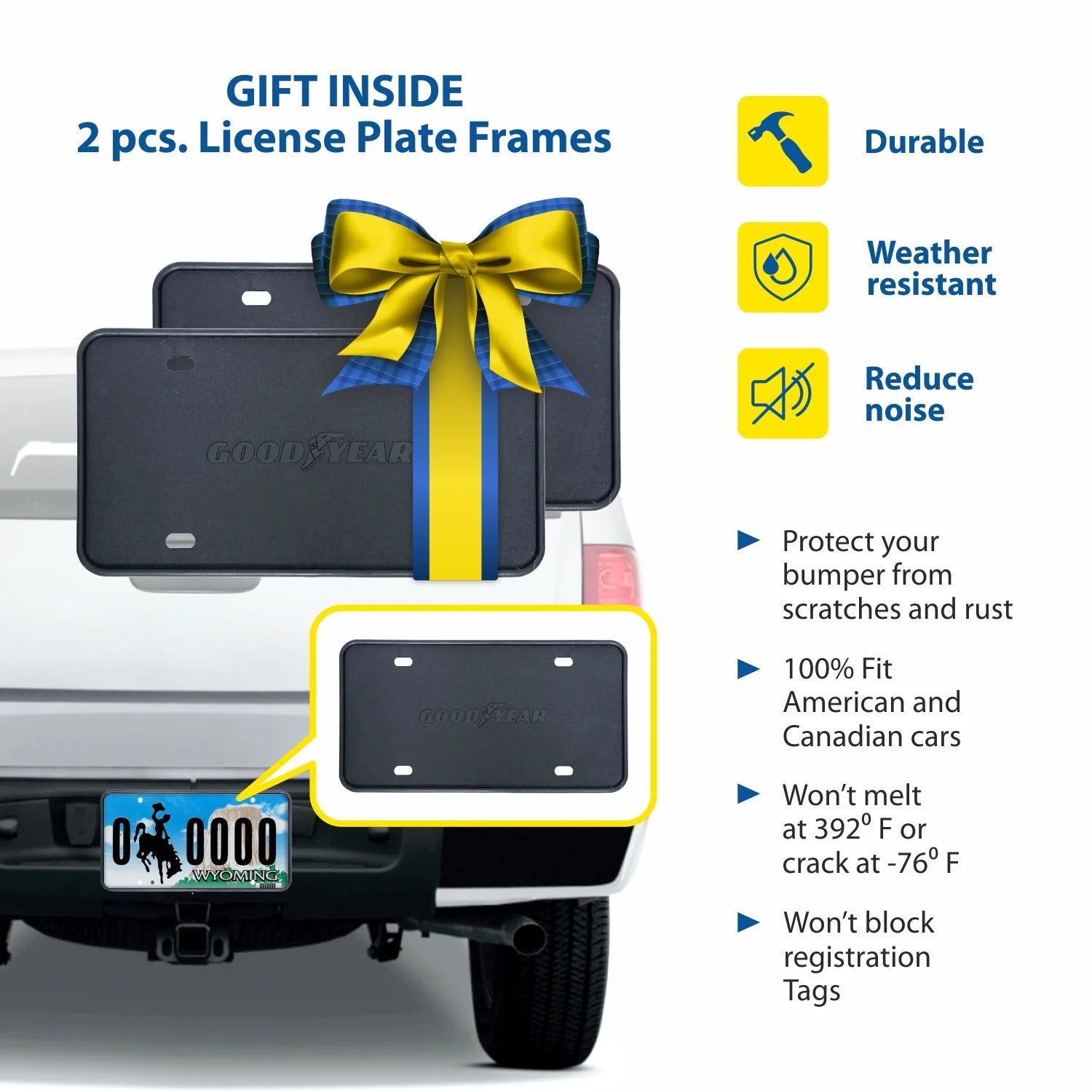 6 pcs Tape-on Window Deflectors D971