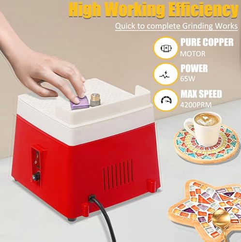 Mini Portable Glass Grinder with 5/8" Grinder Bits T80060