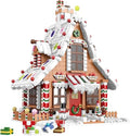 1620 Pieces Gingerbread House Building Set with Led Light W313