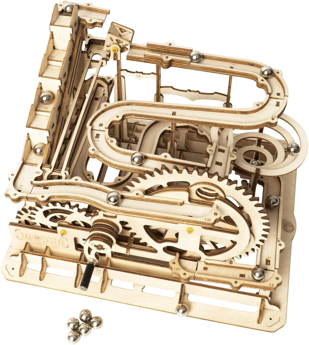 Marble Run 3D Wooden Model Kits 3D Puzzle Mechanical Puzzles W515