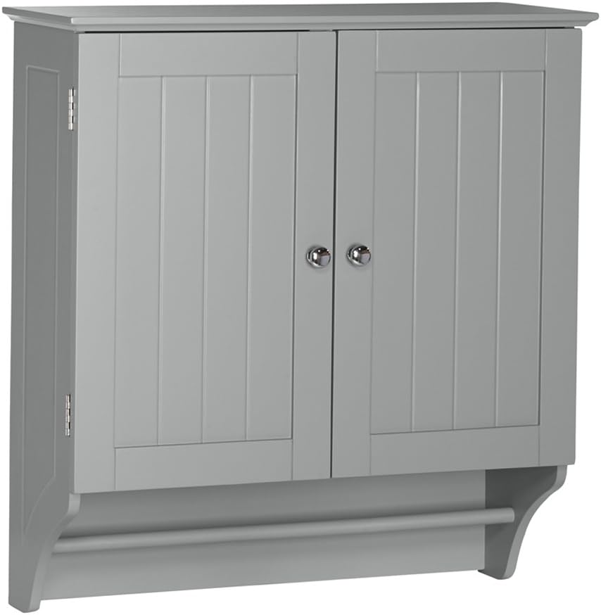 Gray Two-Door Wall Cabinet I56139