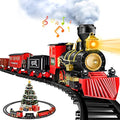 Train Set with Steam, Light and Sounds, Electric Train Toy W16886