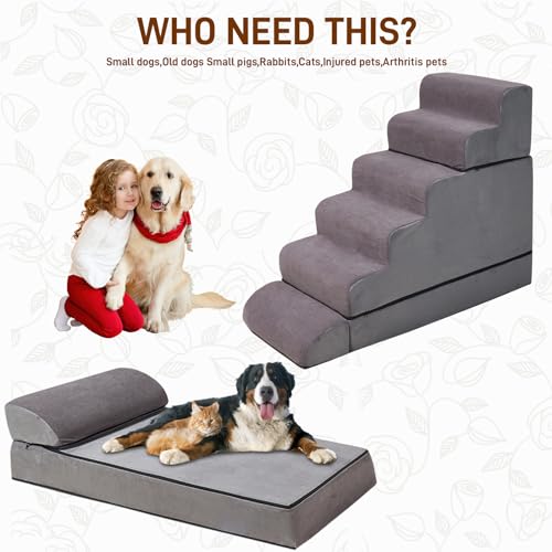 30 inch 6 Tier Non-Slip Pet Stairs D235