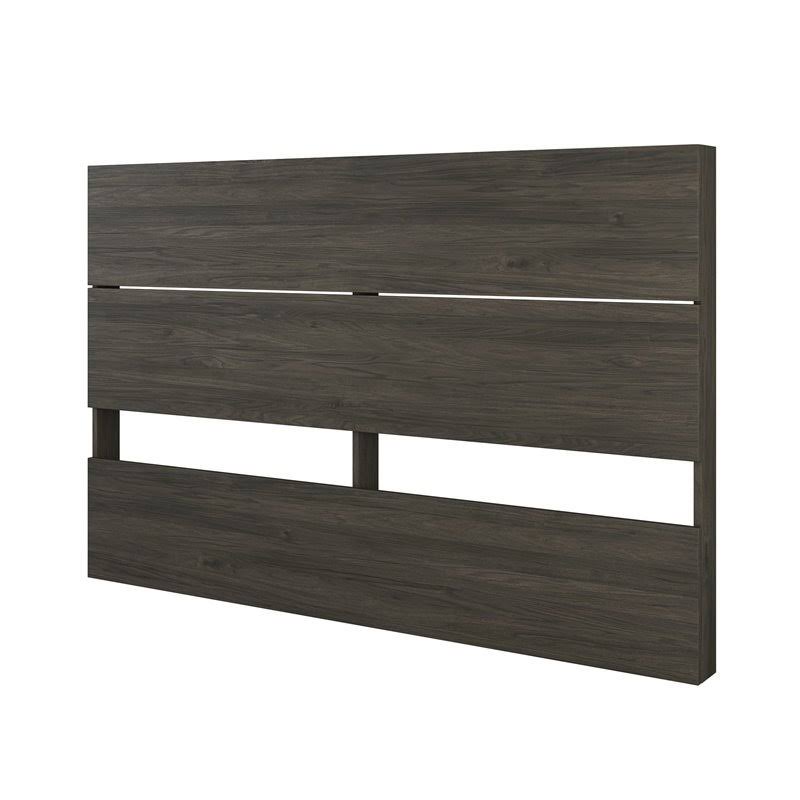 2 Piece Queen Size Bedroom Set Bark Grey Z234163