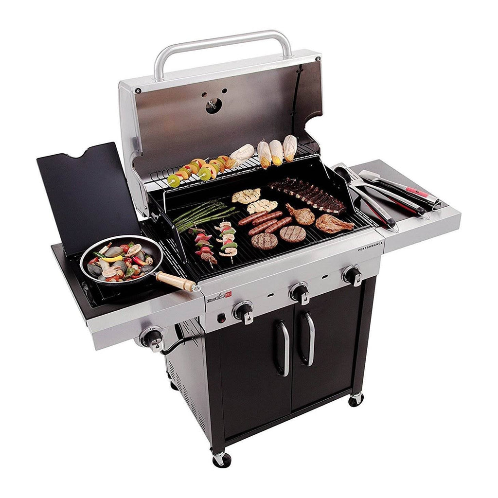 Silver Black 3 Burner Gas Grill H5175