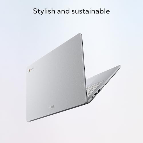 15.6" FHD Anti-Glare Display Intel Celeron N4500 128GB Storage 8GB RAM ChromeOS Pure Grey Chromebook C239