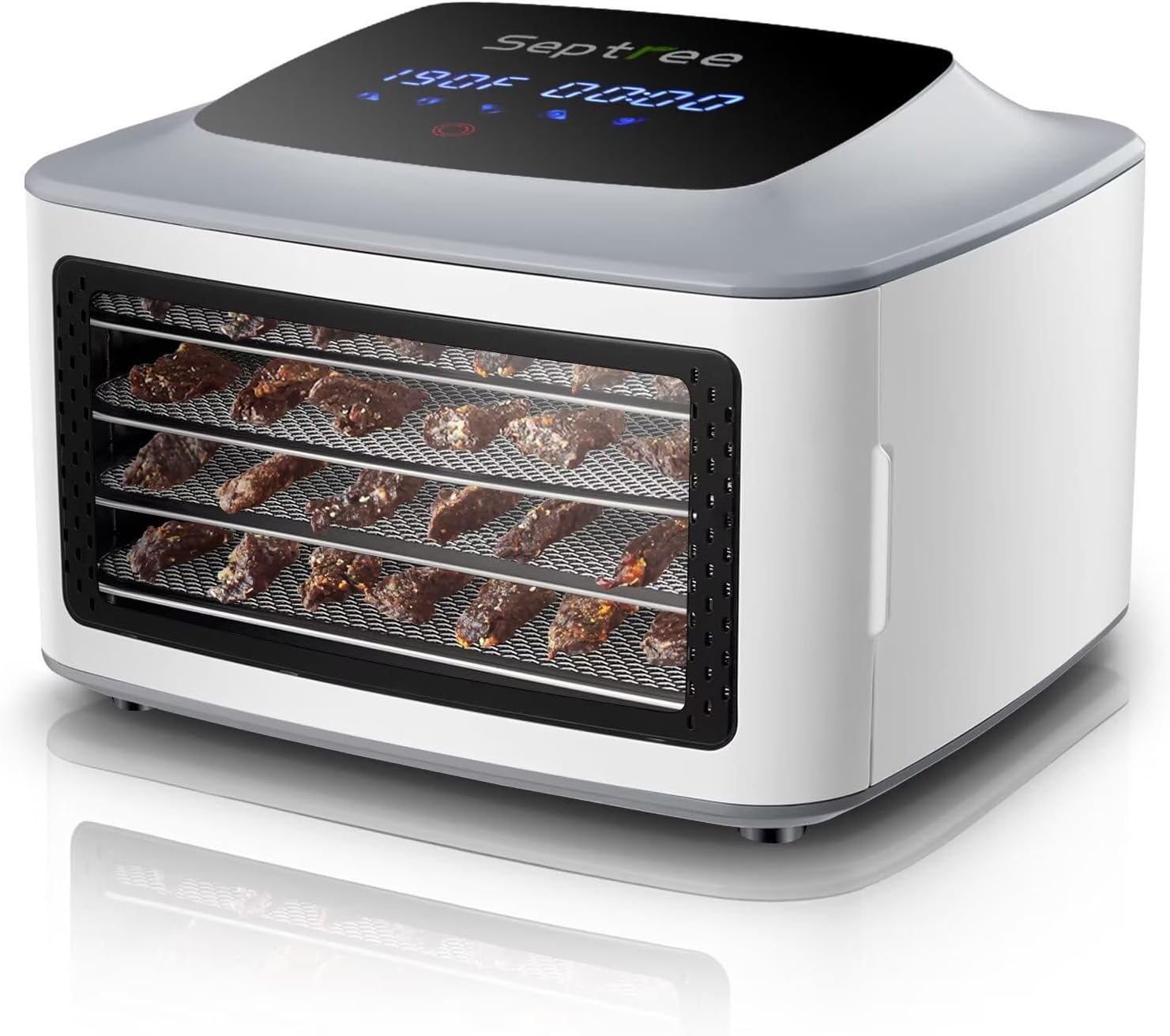 Stainless Steel 4-layer Food Dehydrator with Timer Control U494
