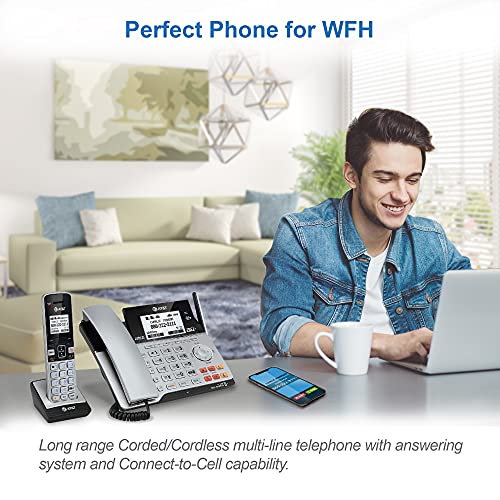 2-Line Corded/Cordless Phone with Answering Machine W326588