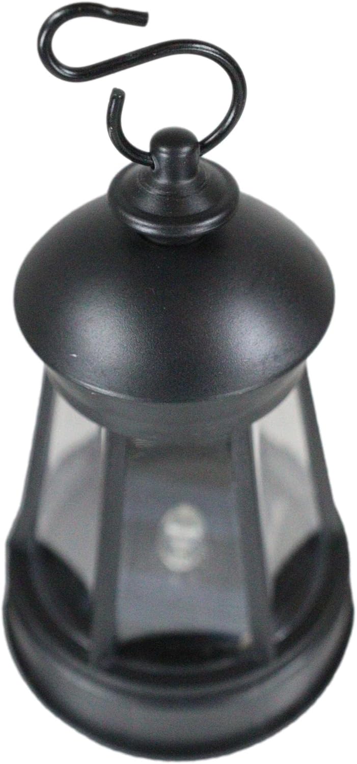 Set of 2 Plastic Solar Hanging LED Lantern X13251
