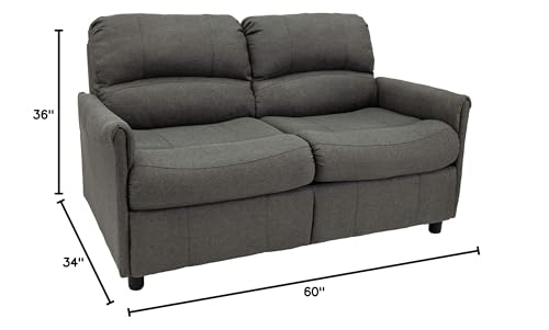 60" RV Cloth Memory Foam Pull Out Sleeper Sofa T834696