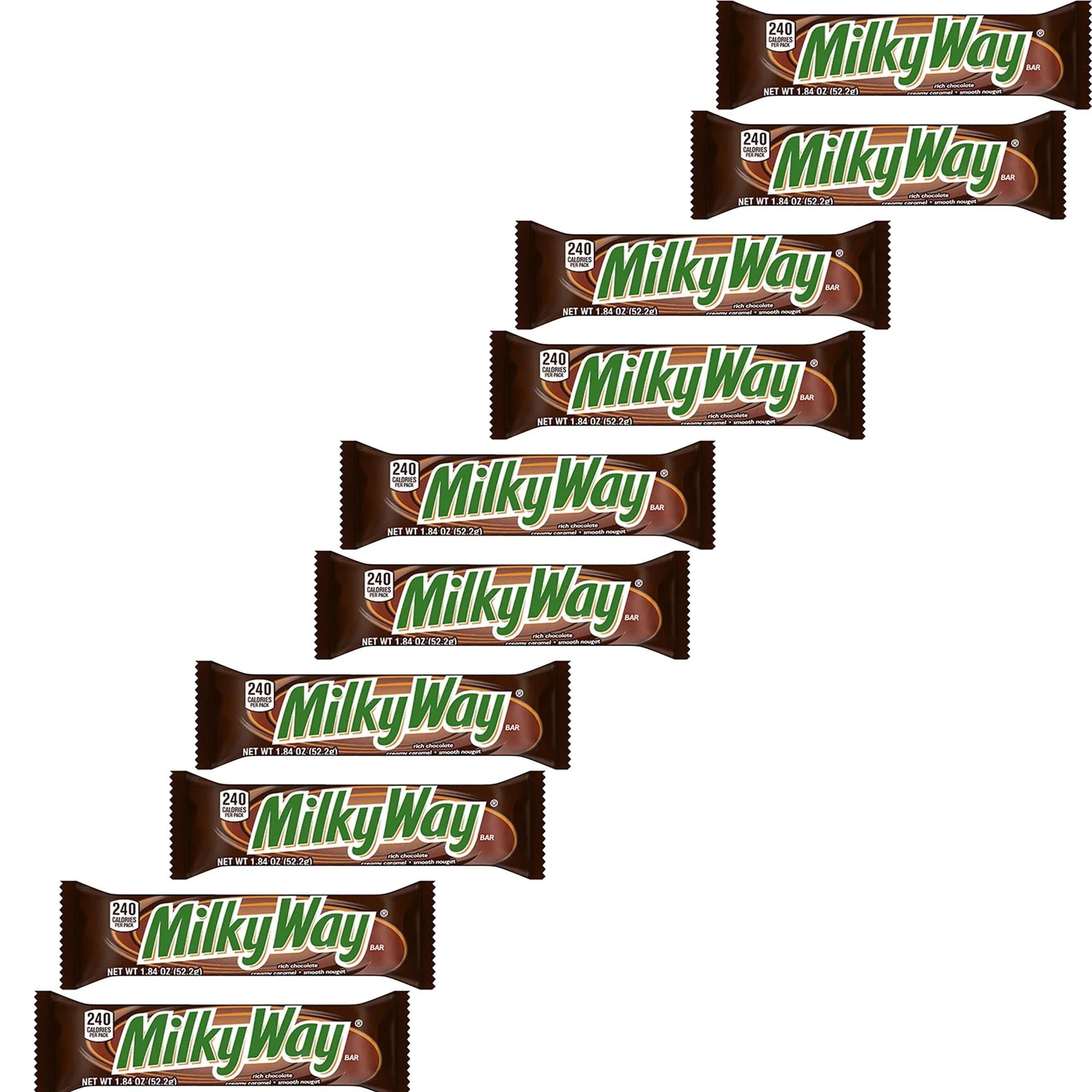 10 Pack 1.84 oz Milk Chocolate Candy Bars F99296