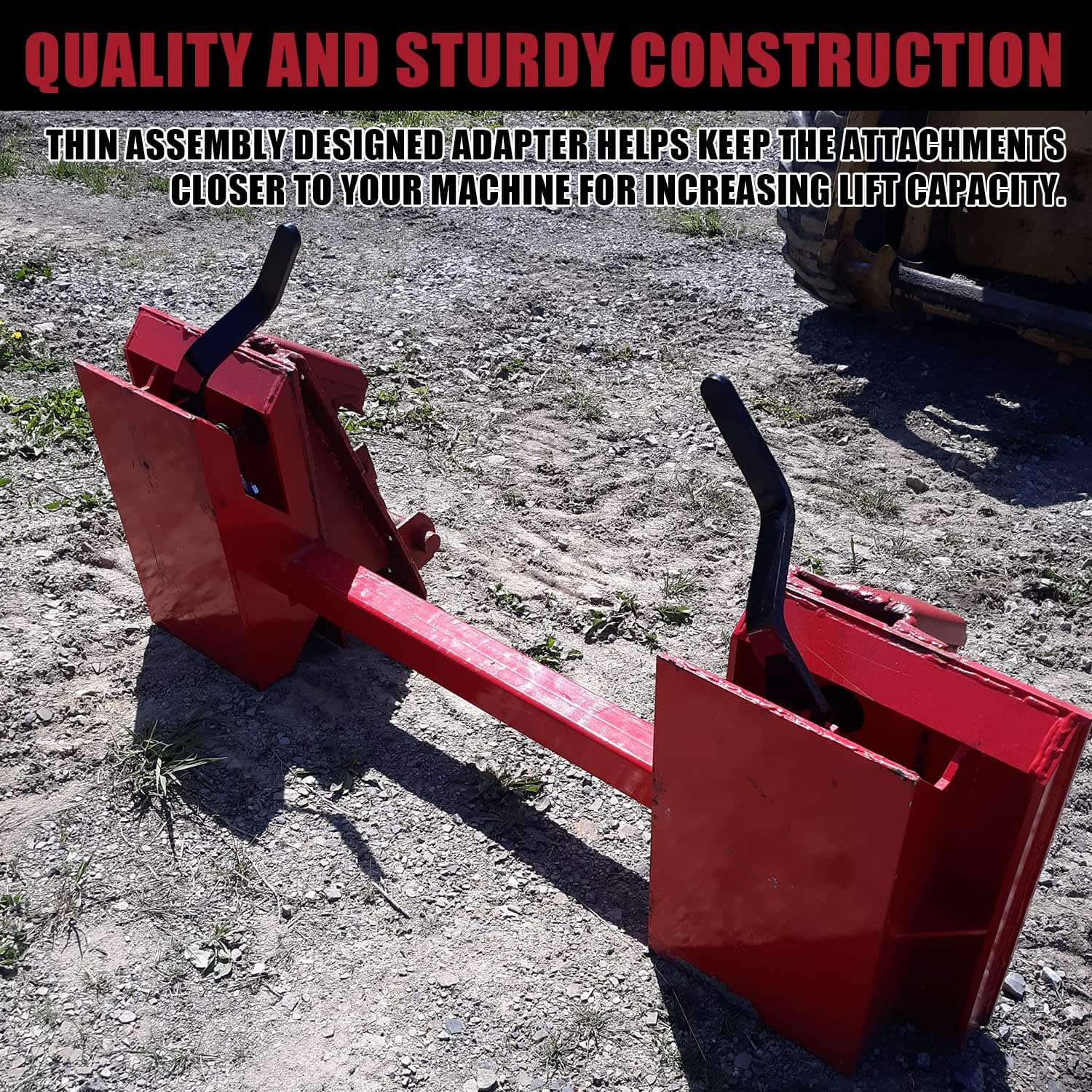 Skid Steer Style Mount Quick Tach Conversion Adapter Plate J1458