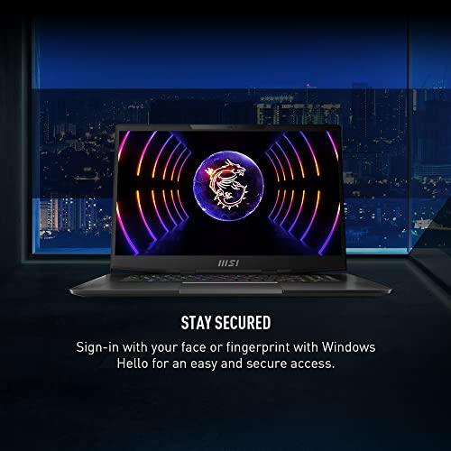 Core Black 17.3" QHD 240Hz Laptop with Intel Core i9-13900H, GeForce RTX 4070, 16GB DDR5, 1TB NVMe SSD, Win 11 Home T8446