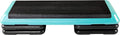 Teal Aerobic Platform with Black Risers X6401