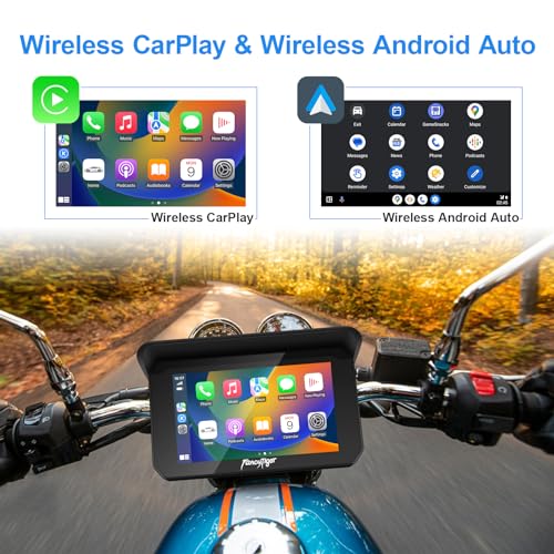 5 Inch IPS Motorcycle GPS Navigation System, Waterproof B17624