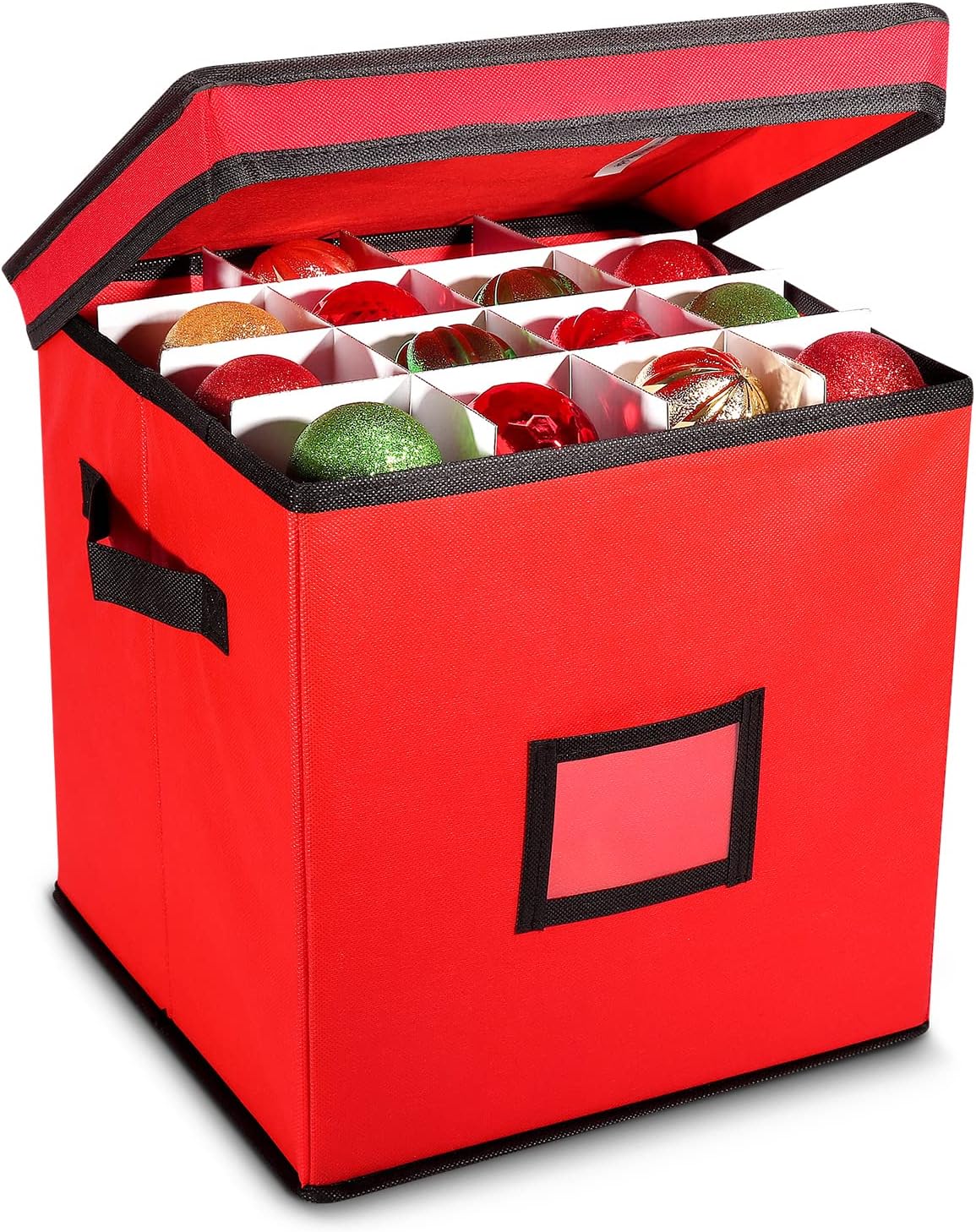 4-Layer Polyester Ornament Storage Box Y464668