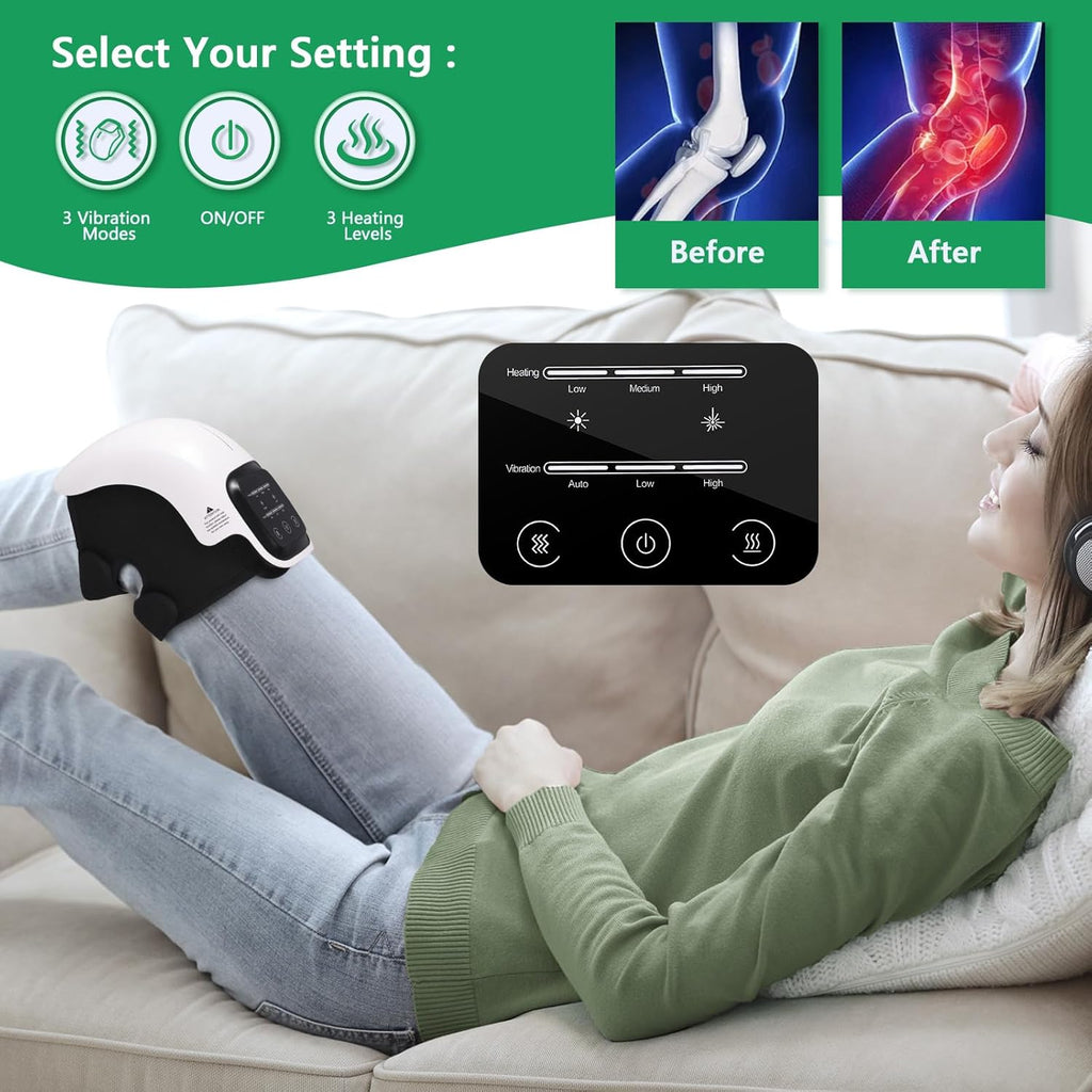 Cordless Knee Massager with Heat T8285
