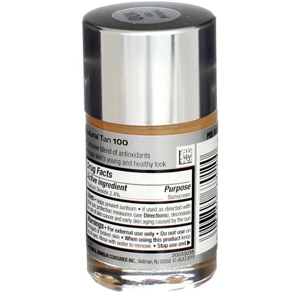 Natural Tan Liquid Makeup SPF 20, 1 oz (Pack of 2) X74627