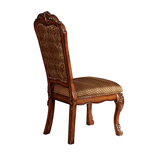 9pc Formal Dining Table Set with 6 Side Chairs and 2 Arm Chairs O496