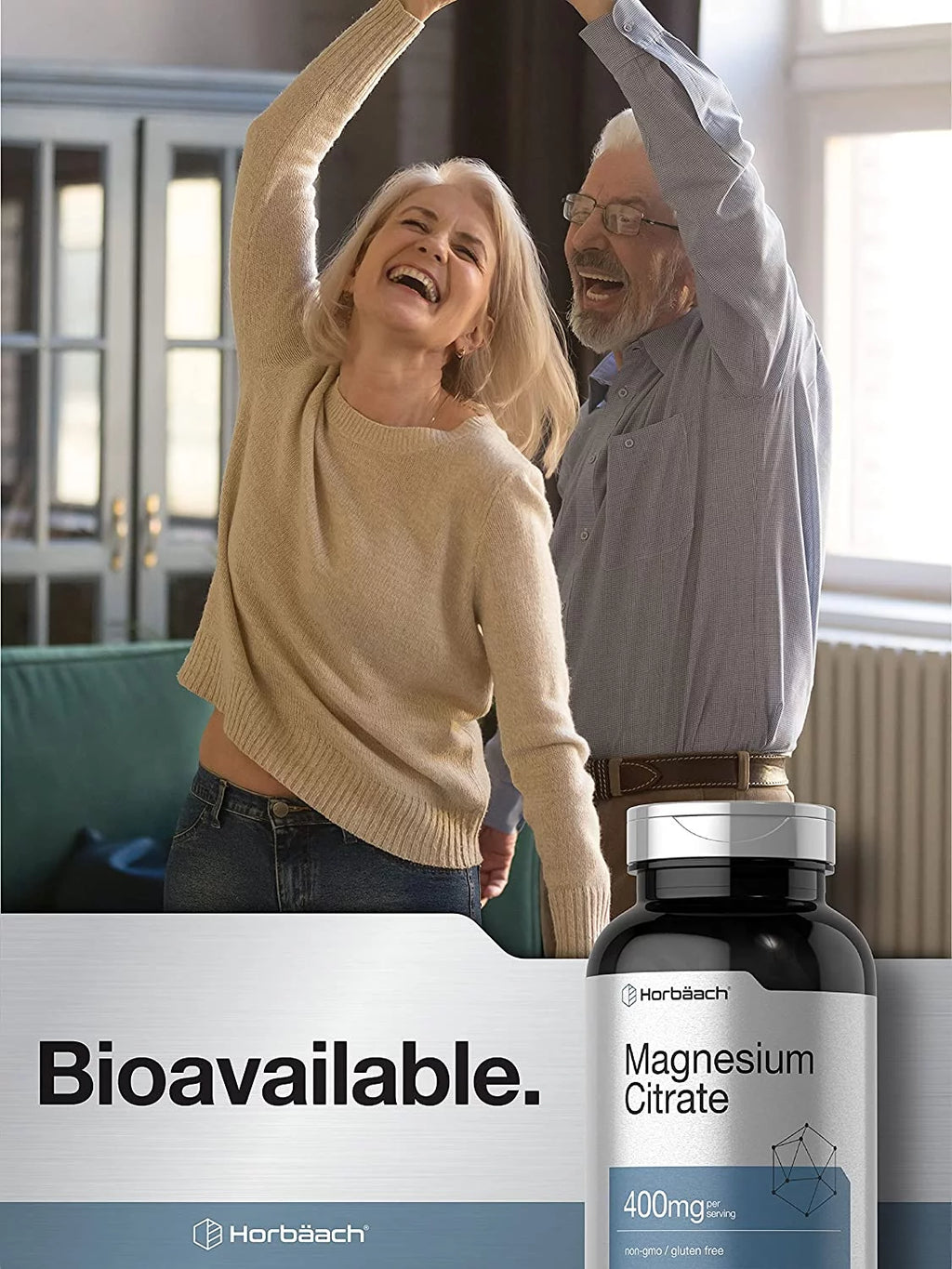 Magnesium Citrate 400mg 200 Caplets Vegetarian Formula T83104