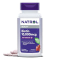Biotin 10000mcg Dietary Supplement, 200 Tablets X78305